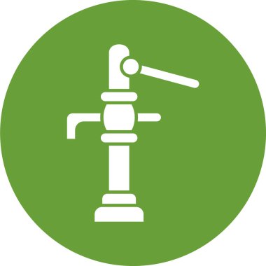 Bahçe simgesinin vektör illüstrasyonu