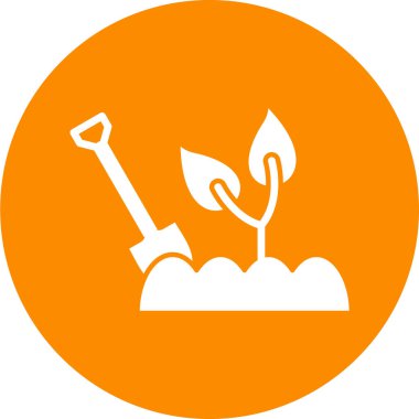 bitki simgesi vektör illüstrasyonu