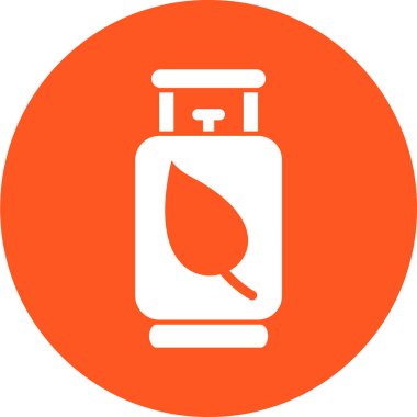 Bir şişe simgesinin vektör illüstrasyonu