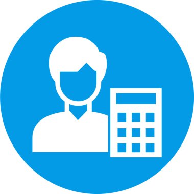 iş adamı simgesi vektör illüstrasyon tasarımı