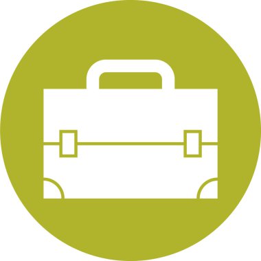 evrak çantası ikonu vektör illüstrasyonu