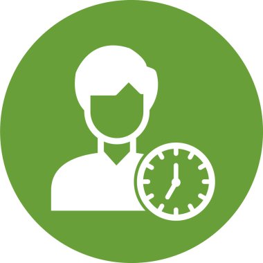 iş adamı simgesi vektör illüstrasyonu