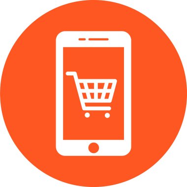 cep telefonu simgesi soyut arkaplanda izole edildi