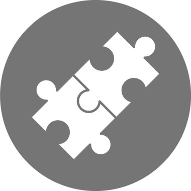 Bulmaca simgesi vektör çizimi