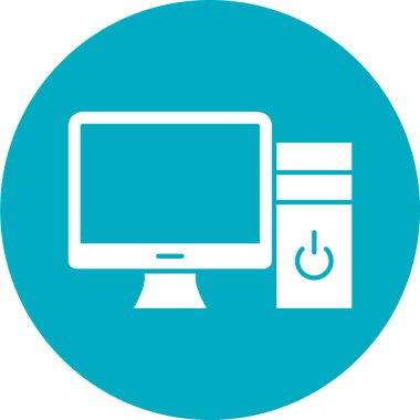 bilgisayar simgesi vektör illüstrasyonu