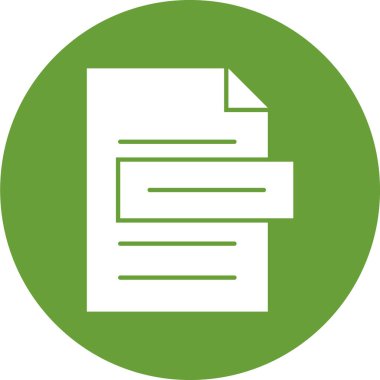 Dosya belgesinin vektör illüstrasyonu