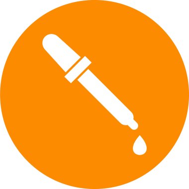 pipette vector glyph icon