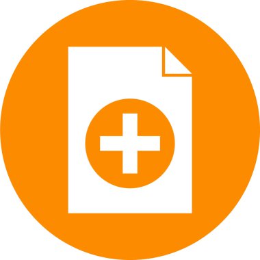 belge simgesi, vektör çizimi 