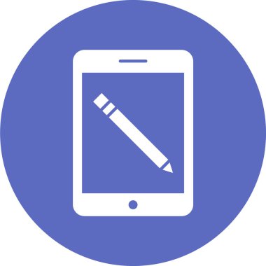 tablet simgesi, vektör illüstrasyonu 