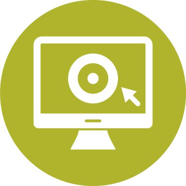 bilgisayar simgesi, vektör illüstrasyonu 