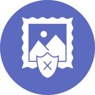 Resim simgesinin vektör illüstrasyonu 