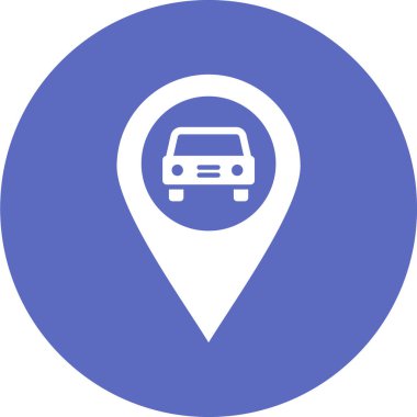 araba simgesi vektör illüstrasyonu