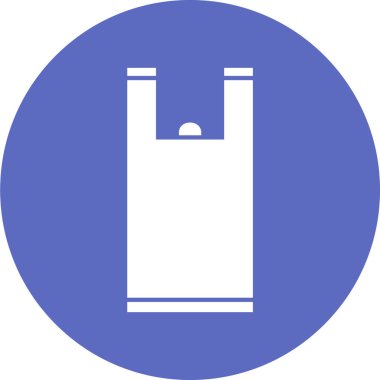 Alışveriş poşeti simgesinin vektör illüstrasyonu