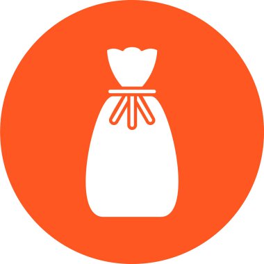 çanta simgesi, basit vektör illüstrasyonu