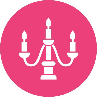 Mum simgesinin vektör illüstrasyonu