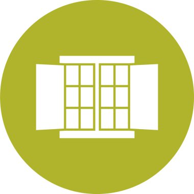 pencere simgesi vektörü basit illüstrasyon