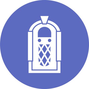 Müzik makinesinin vektör illüstrasyonu