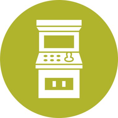 Oyun makinesinin vektör çizimi