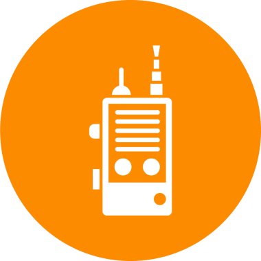 Walkie talkie simgesinin vektör çizimi