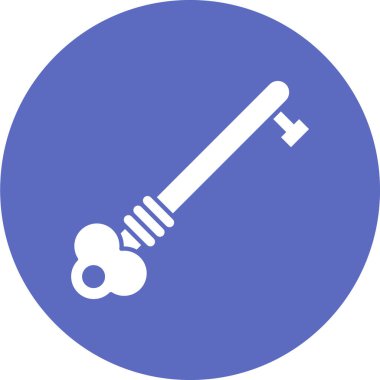 Temel vektör illüstrasyonunun basit simgesi