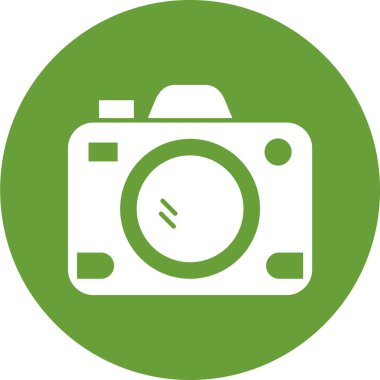 fotoğraf makinesi ikon vektör illüstrasyonu