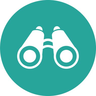 dürbün simgesi vektör illüstrasyonu