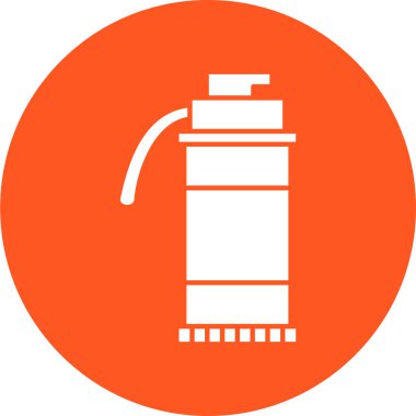 Arkaplanda izole edilmiş resimleme simgesi vektörü