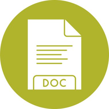 dosya biçimi simgesi, vektör illüstrasyonu