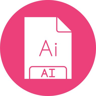 Dosya biçim simgesinin vektör illüstrasyonu 