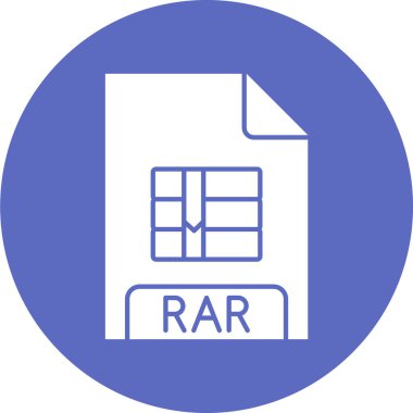 dosya biçimi simgesi, vektör illüstrasyonu