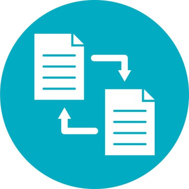 dosya simgesi, vektör illüstrasyonu 