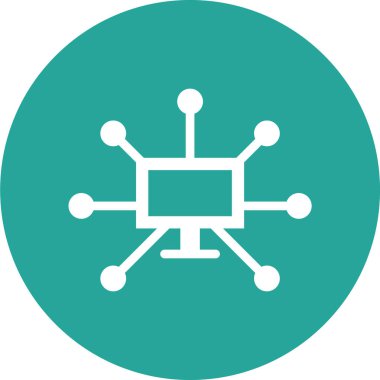 seo modern simgesinin vektör illüstrasyonu