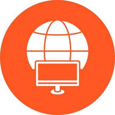 seo modern simgesinin vektör illüstrasyonu