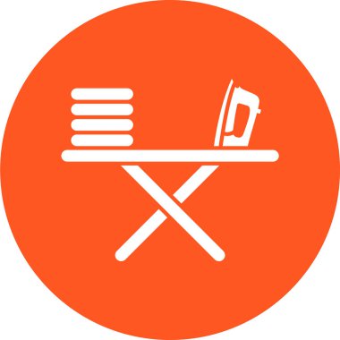 Bir sandalye simgesinin vektör illüstrasyonu