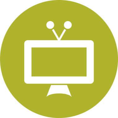 vektör lcd simgesi illüstrasyonu