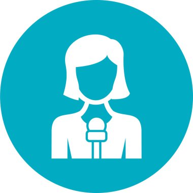 mikrofon simgesi vektör illüstrasyonu