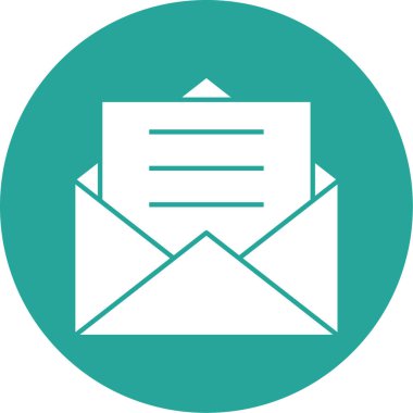 Posta simgesinin vektör illüstrasyonu