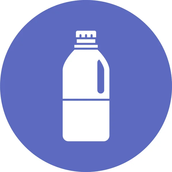 Vector Illustratie Van Fles Pictogram — Stockvector