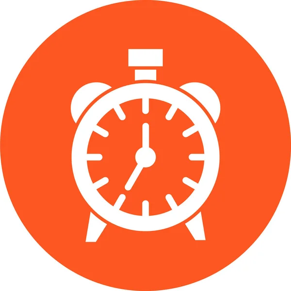 Simple Vector Illustration Clock Icon — Vetor de Stock