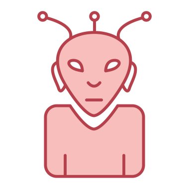 robot ikon vektör illüstrasyonu