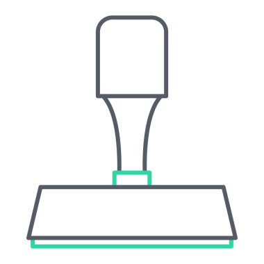 Modern otomatik simgenin vektör illüstrasyonu