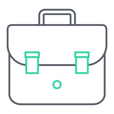 evrak çantası ikonu vektör illüstrasyonu