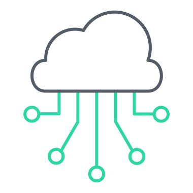 Bulut hesaplama. Web simgesi