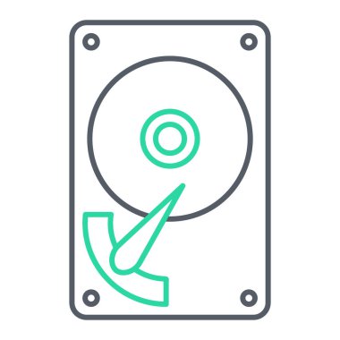 Bilgisayar simgesinin vektör illüstrasyonu