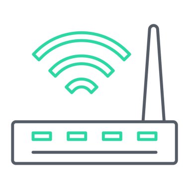 wifi simgesi vektör illüstrasyonu