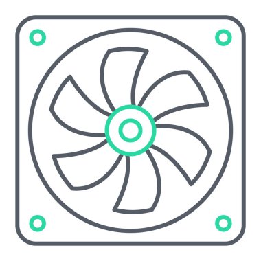 Hayran ikonu. vektör illüstrasyonu