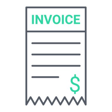 invoice vector icon which can easily modify or edit