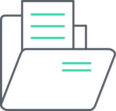 Dosya. Web simgesi basit illüstrasyon