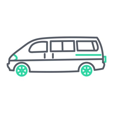 araba simgesi vektör illüstrasyonu