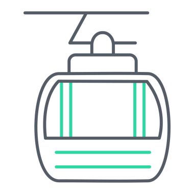 Havaalanı. Web simgesi basit illüstrasyon